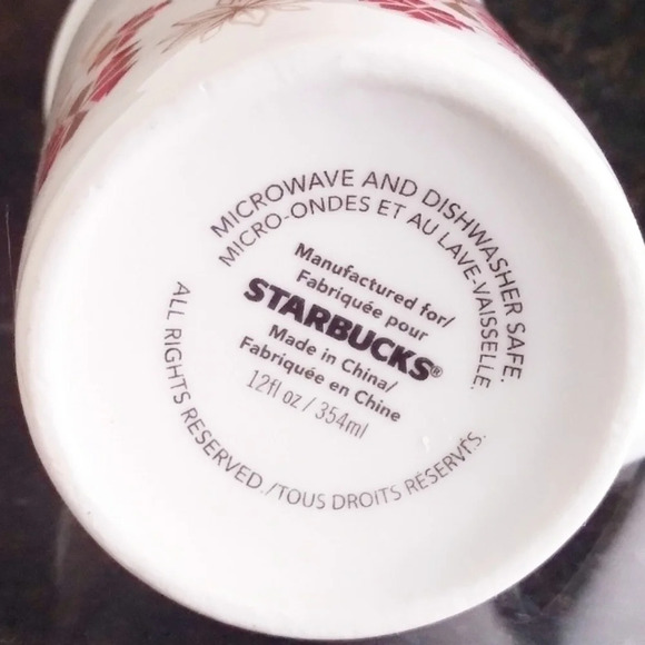 Starbucks 2013 Holiday Mugs Christmas Snowflake MCM - Picture 9 of 9